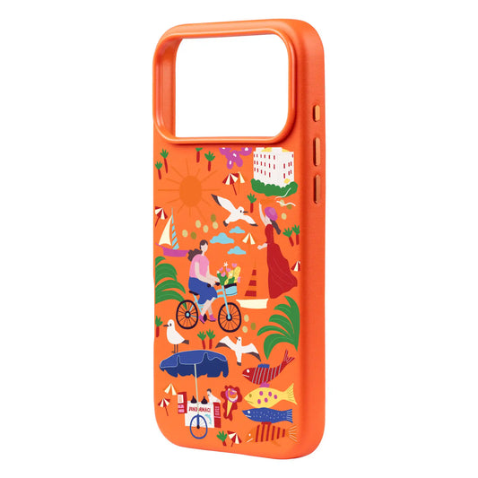 TO'S WITH US ADALAR-Signature Leather Kılıf MagSafe Özellikli - iPhone 17 Pro Max