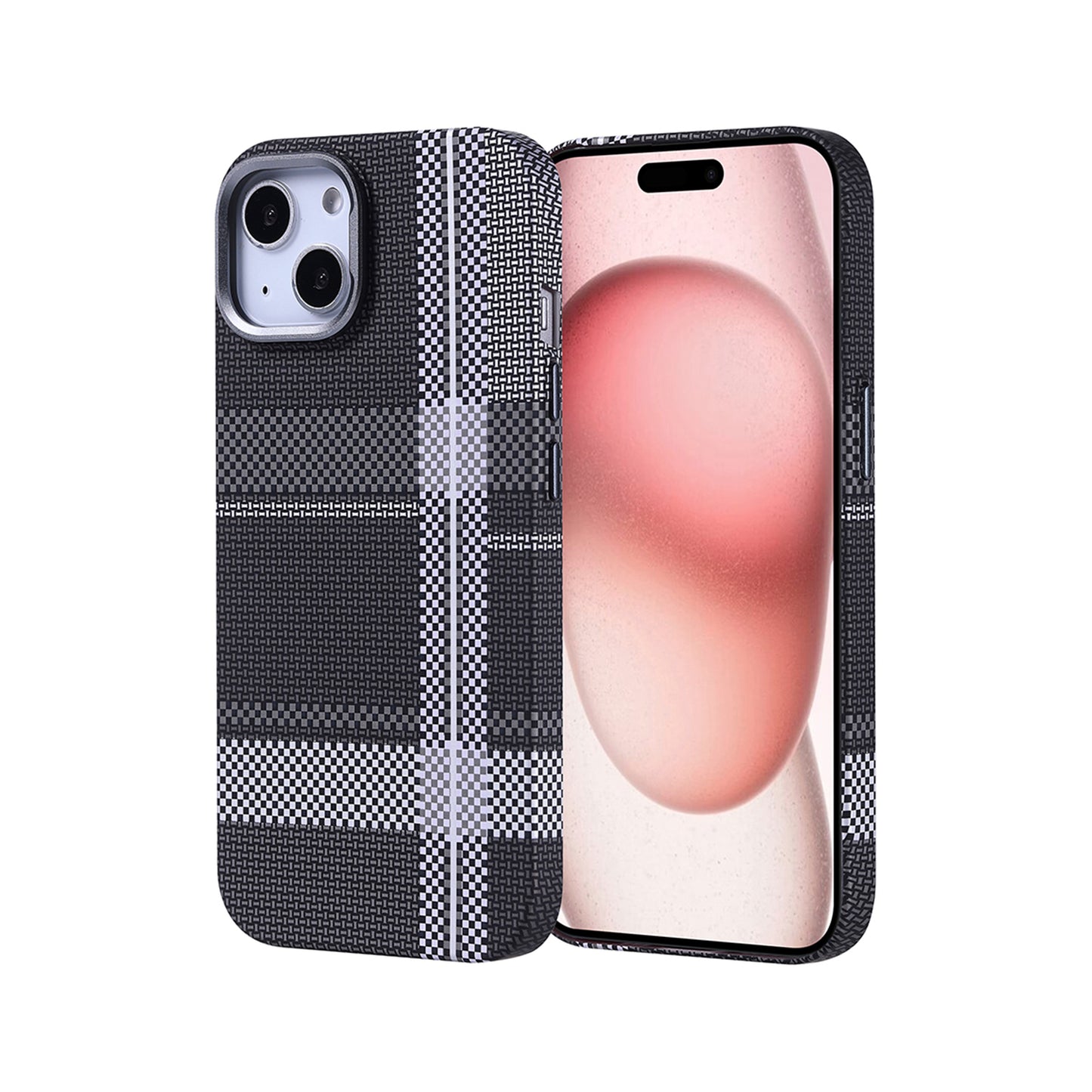 NEW-iPhone 15 Tissu Kılıf MagSafe Özellikli