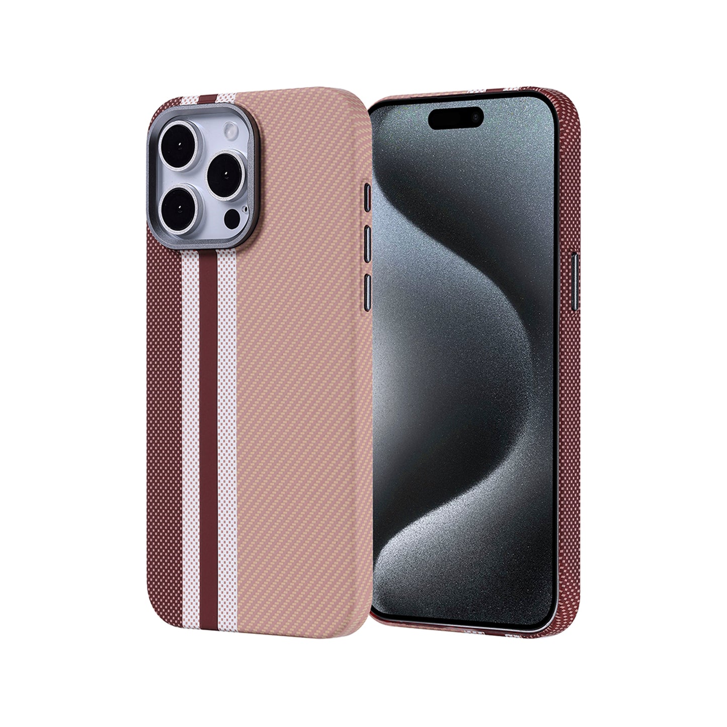 NEW-iPhone 15 Pro Tissu Kılıf MagSafe Özellikli