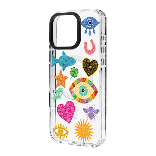 CHARMS BY BERRİN ÖZKAN-Clear Kılıf MagSafe Özellikli - iPhone 16 Pro Max