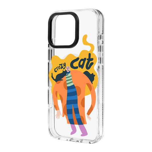 CRAZY CAT-Clear Kılıf MagSafe Özellikli - iPhone 17e