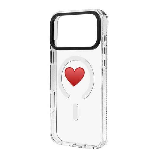 SPREAD HEART-Clear Kılıf MagSafe Özellikli - iPhone 17 Pro Max