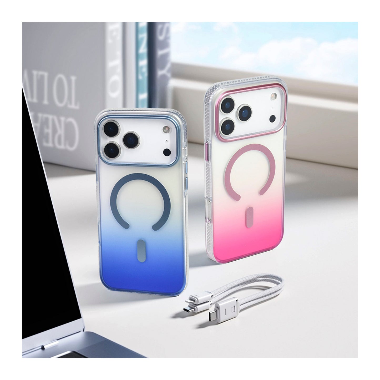 NEW-iPhone 14 Dazzy Kılıf MagSafe Özellikli