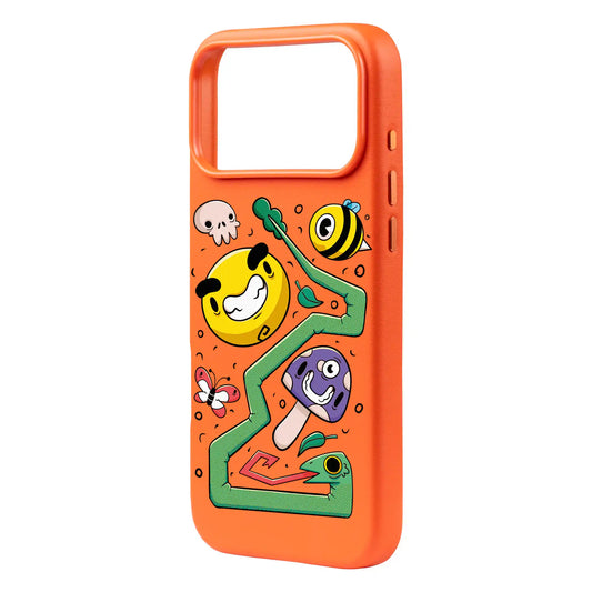 NADUR-iPhone 17 Pro Max Signature Leather Kılıf MagSafe Özellikli