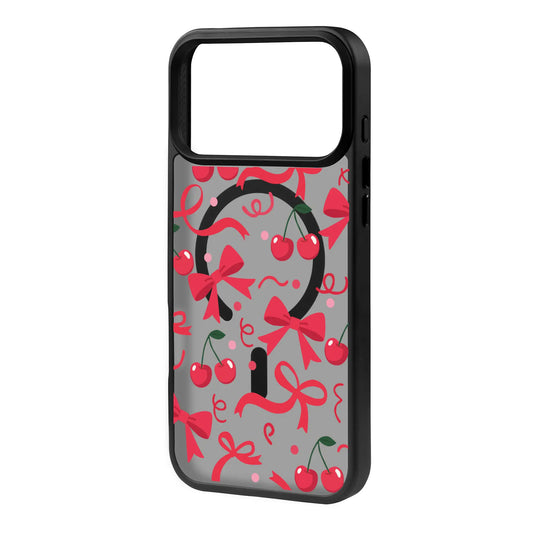 CHERRY RIBBON-Blur Kılıf MagSafe Özellikli - iPhone 17 Pro Max