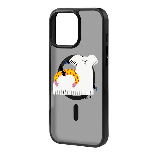 FANCY DOG-Blur Kılıf MagSafe Özellikli - iPhone 16e