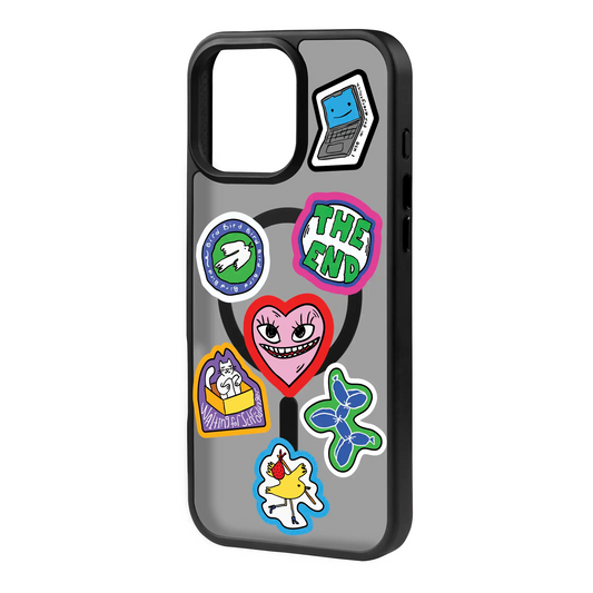 TŌTEN STICKERZ-Blur Kılıf MagSafe Özellikli - iPhone 11 Pro Max