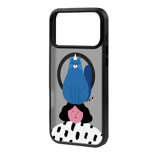 NAUGHTY CAT-Blur Kılıf MagSafe Özellikli - iPhone 17 Pro Max