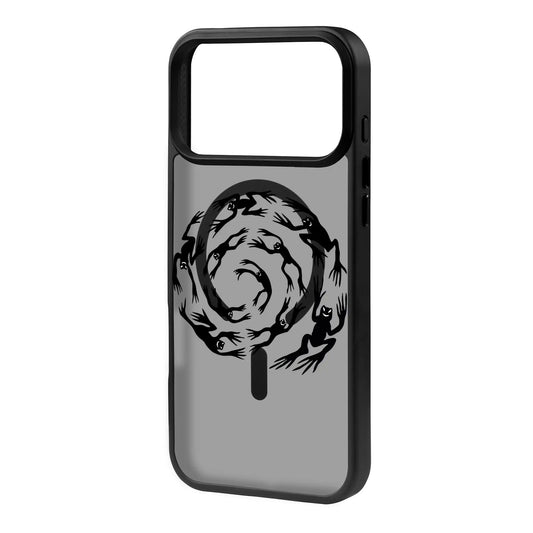 SWIRLING FROGS-Blur Kılıf MagSafe Özellikli - iPhone 17 Pro Max