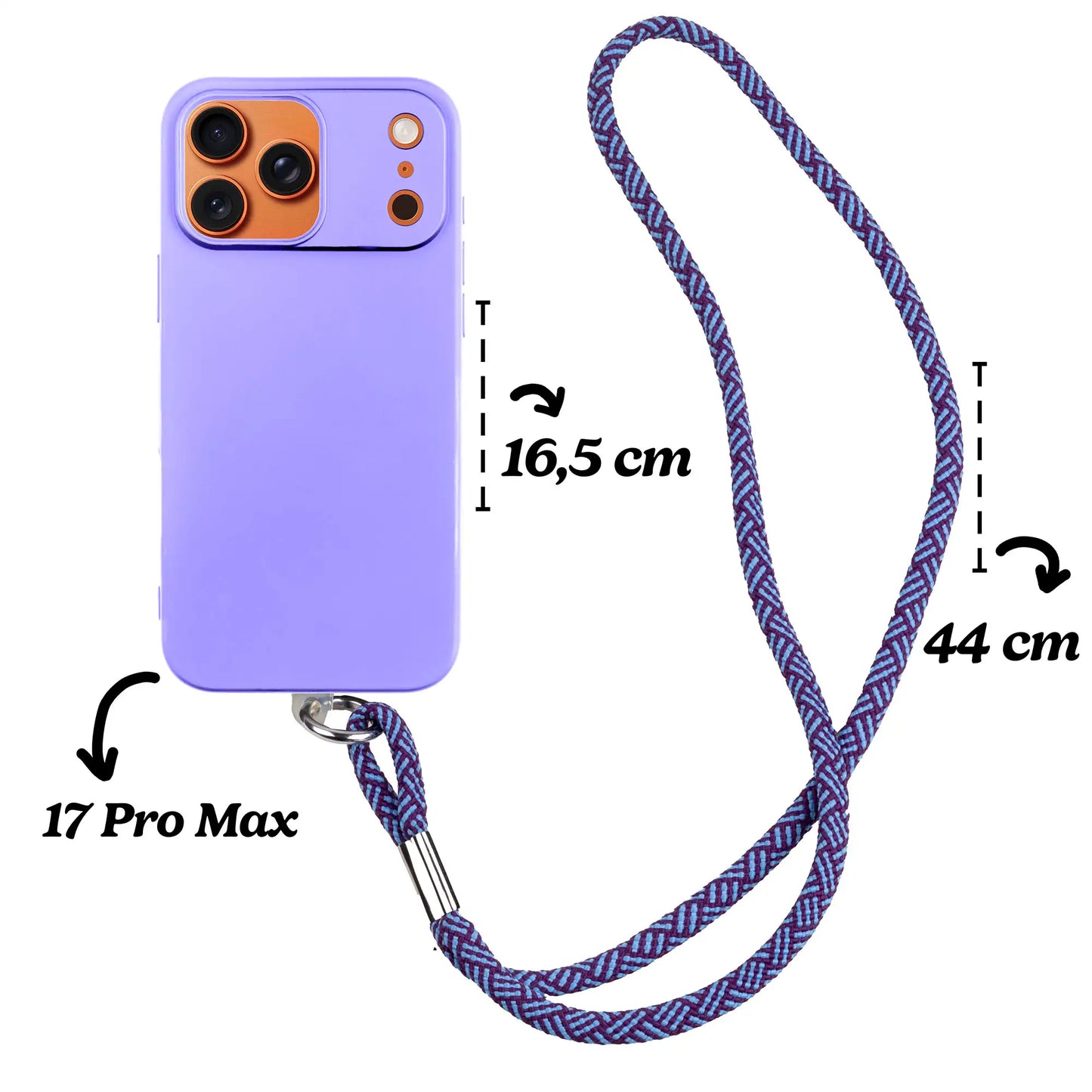 NEW-Rope 44 cm Cep Telefonu El Askısı İpi