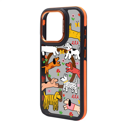 CHEERFUL DOGS-iPhone 15 Pro Dark Kılıf MagSafe Özellikli