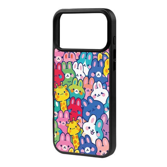 BUNNY PARADE-Blur Kılıf MagSafe Özellikli - iPhone 17 Pro Max