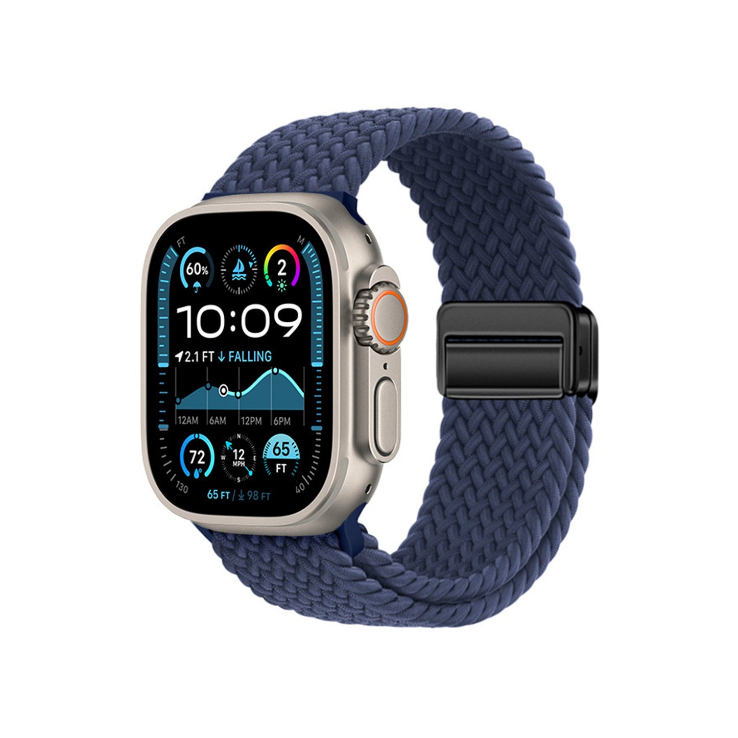 Apple Watch Plat Kordon-Lacivert