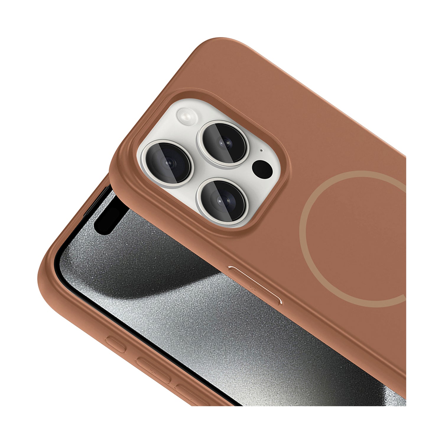 NEW-Tinty Silikon Kılıf MagSafe Özellikli - iPhone 15 Pro