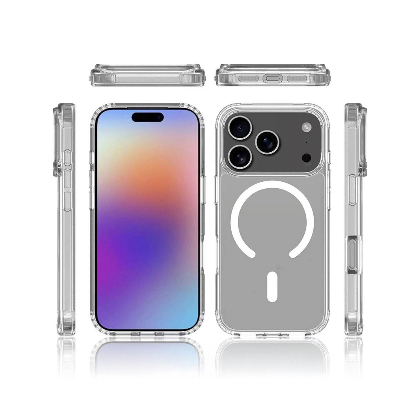 NEW-iPhone 17 Pro Max Solid Kılıf MagSafe Özellikli