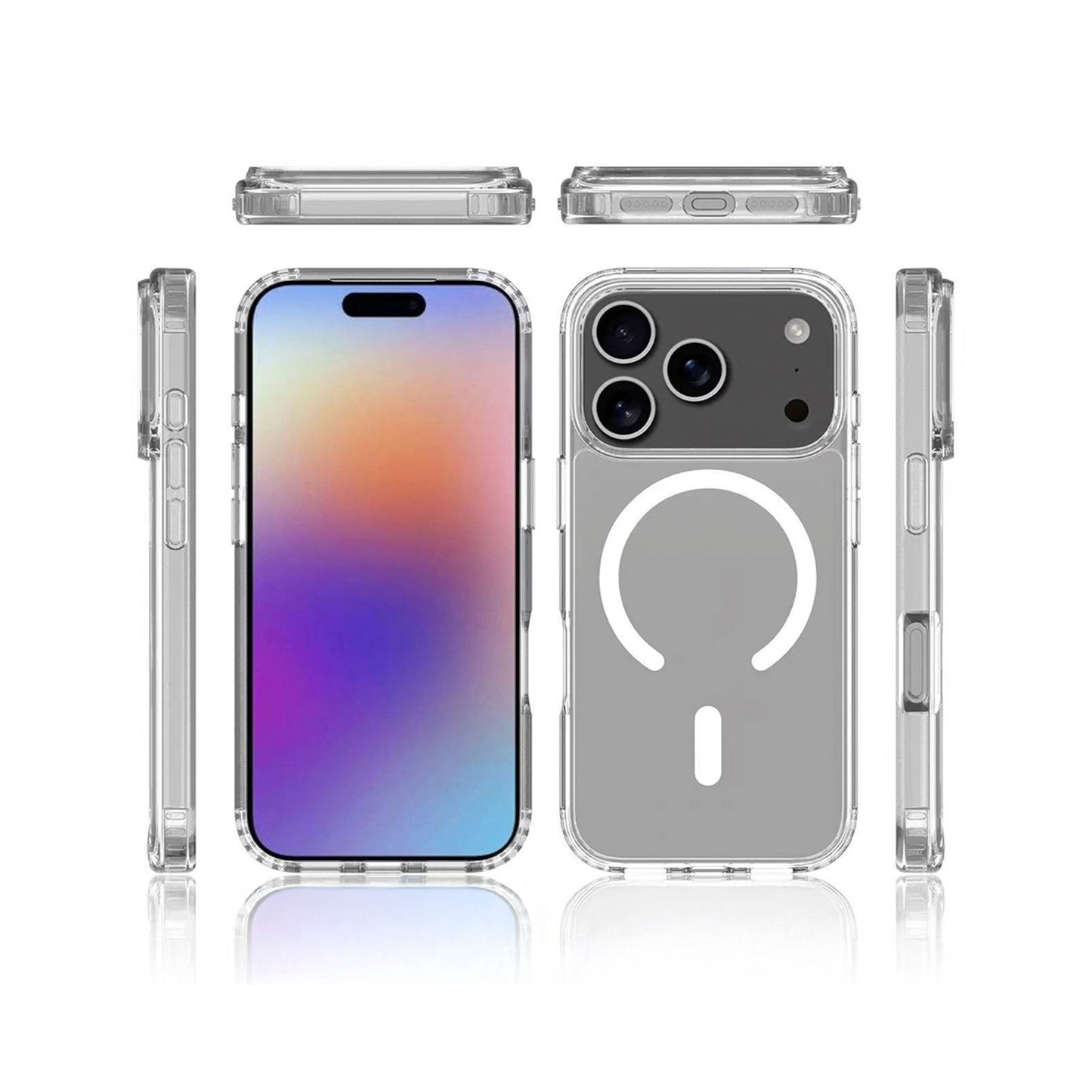 NEW-iPhone 17 Pro Solid Kılıf MagSafe Özellikli