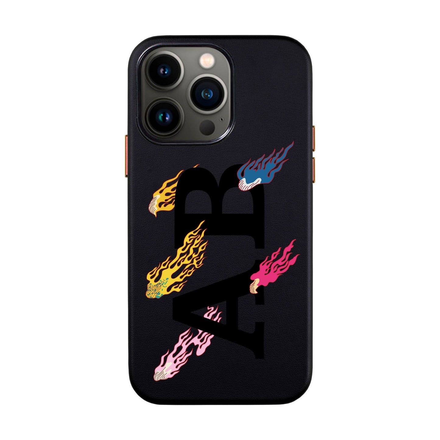 SHOOTİNG STAR KİŞİSELLEŞTİRİLMİŞ-iPhone 13 Pro Leather Kılıf