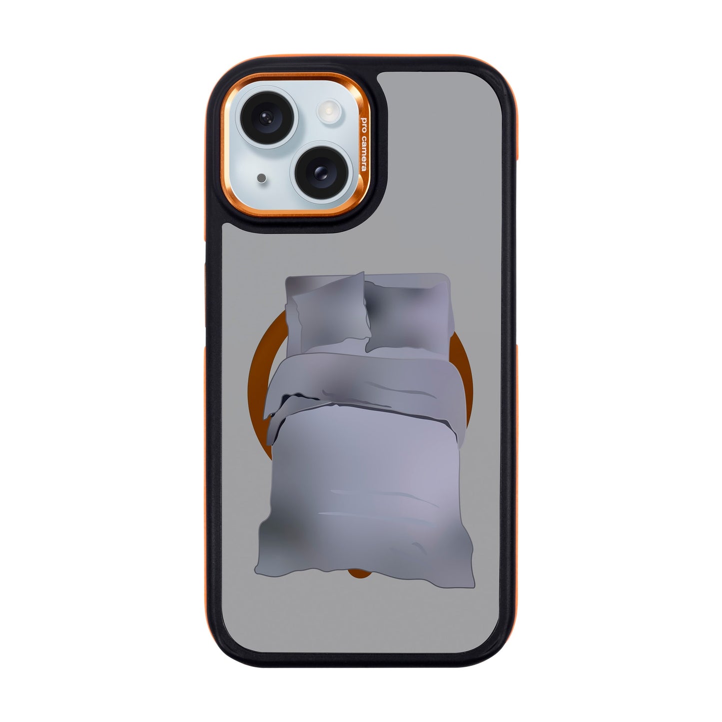 MATTRESS-iPhone 15 Dark Kılıf MagSafe Özellikli