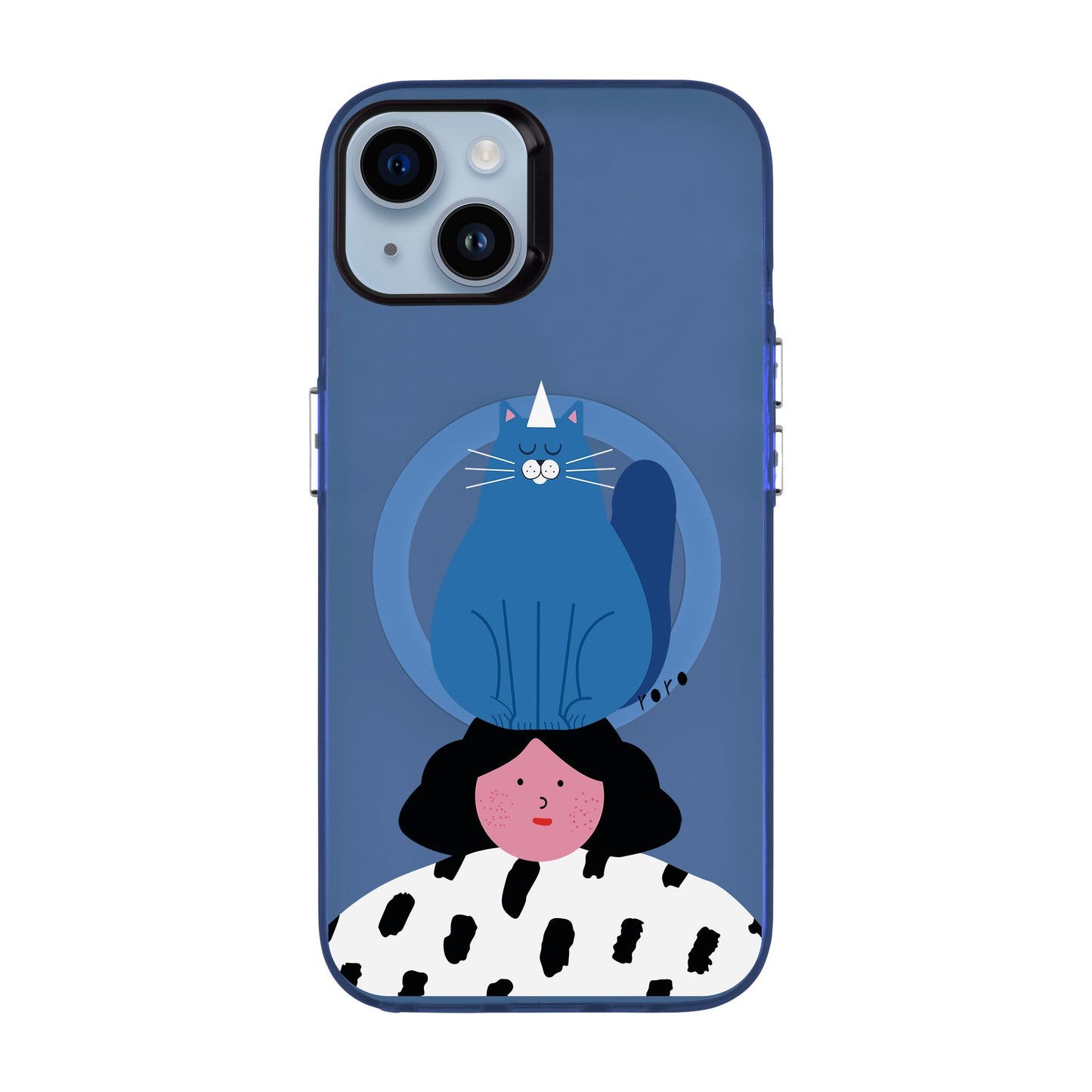 NAUGHTY CAT-iPhone 14 Plus Hold Kılıf MagSafe Özellikli