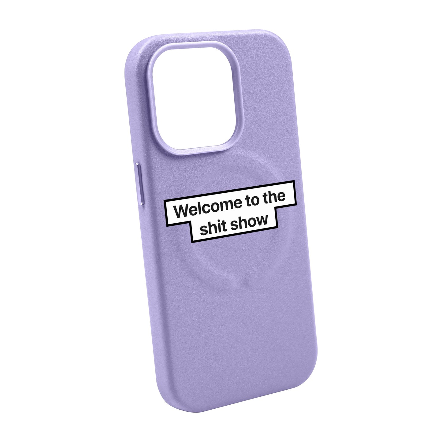 WELCOME-iPhone 14 Pro Max Leather Kılıf MagSafe Özellikli