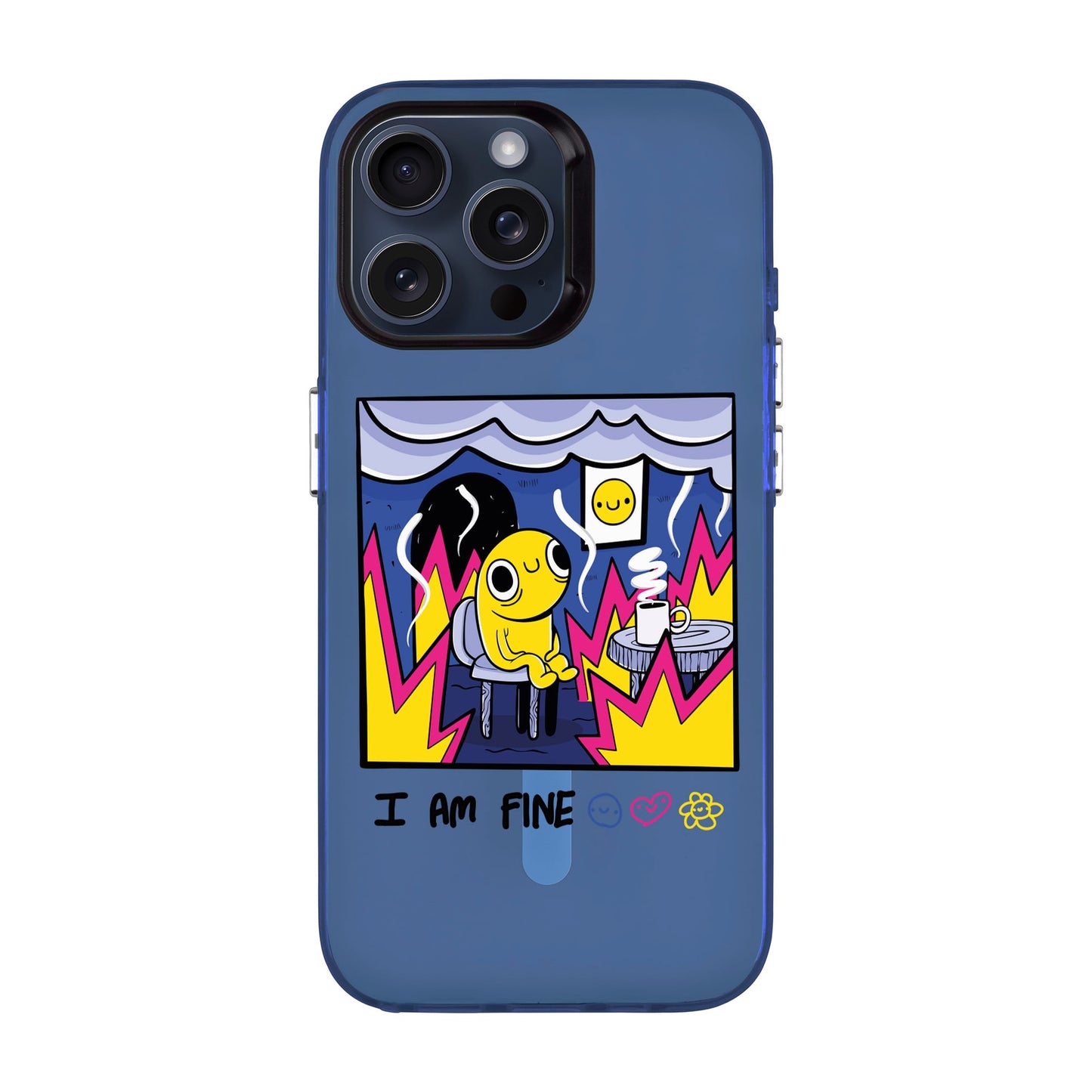 I AM FINE-iPhone 15 Pro Max Hold Kılıf MagSafe Özellikli