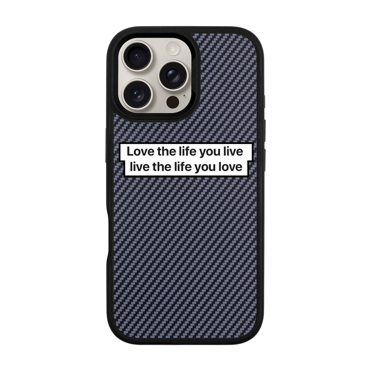 LOVE THE LIFE-iPhone 16 Pro Max Plaid Kılıf MagSafe Özellikli
