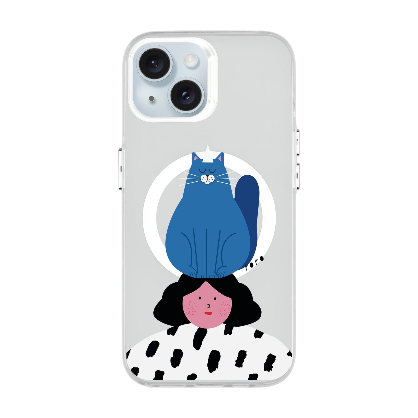 NAUGHTY CAT-iPhone 13 Hold Kılıf MagSafe Özellikli