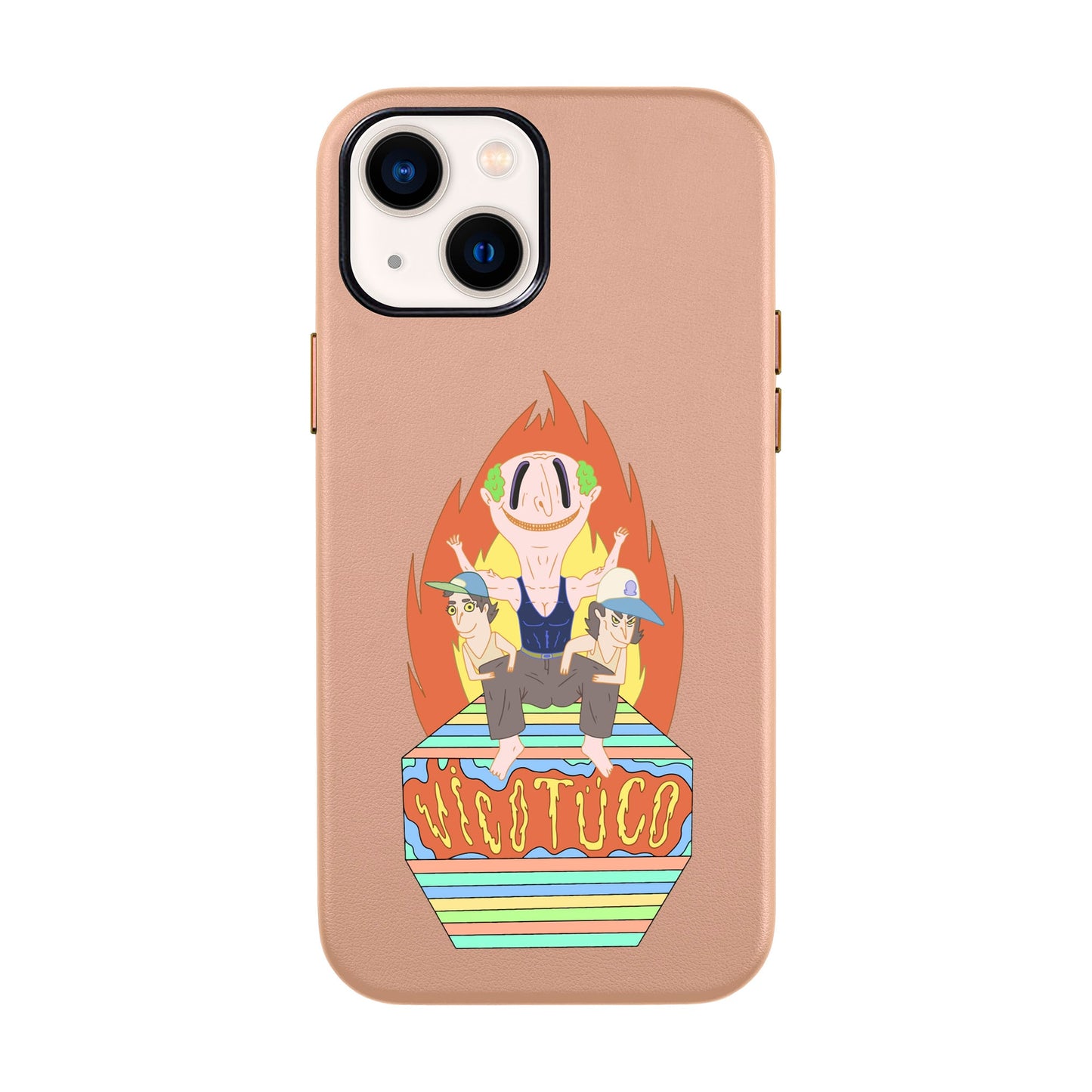 VİCOTÜCO ADAM-iPhone 13 Leather Kılıf