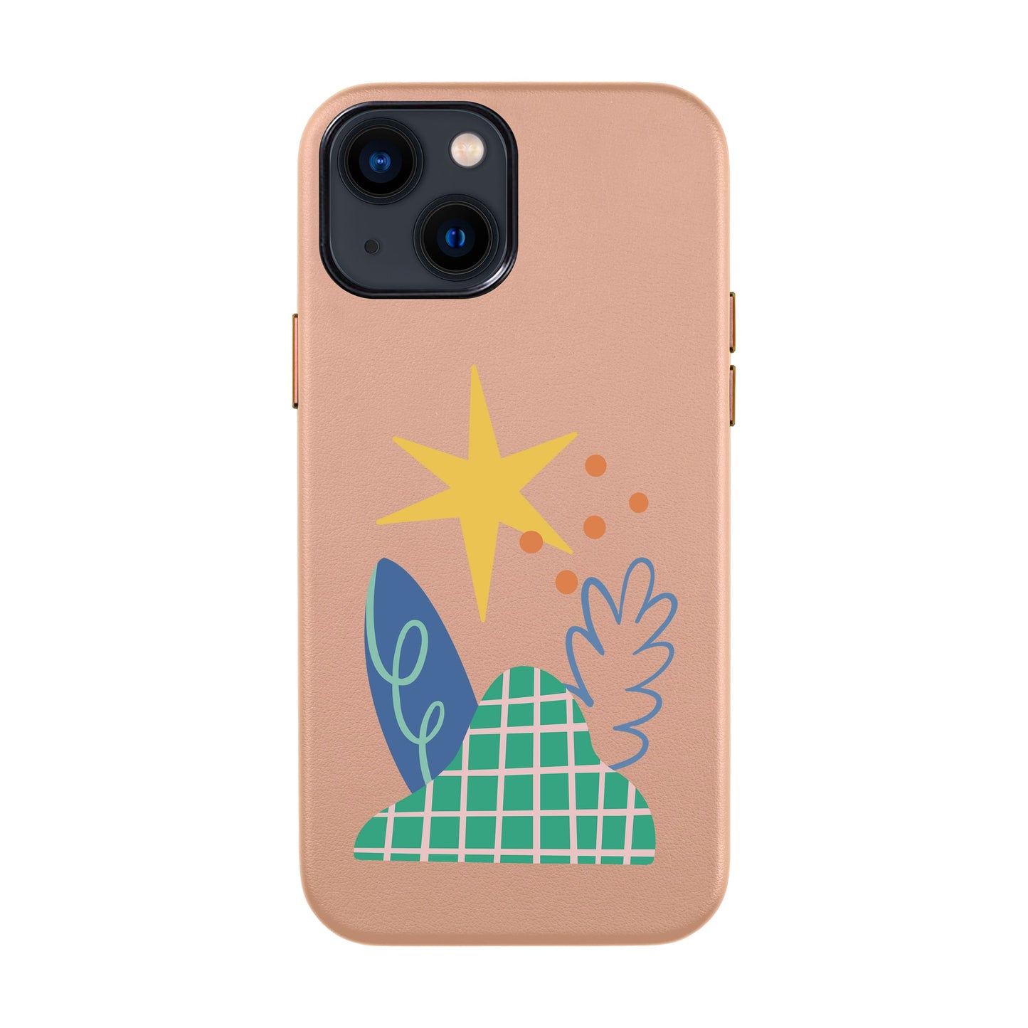 LITTLE NATURE-iPhone 14 Leather Kılıf