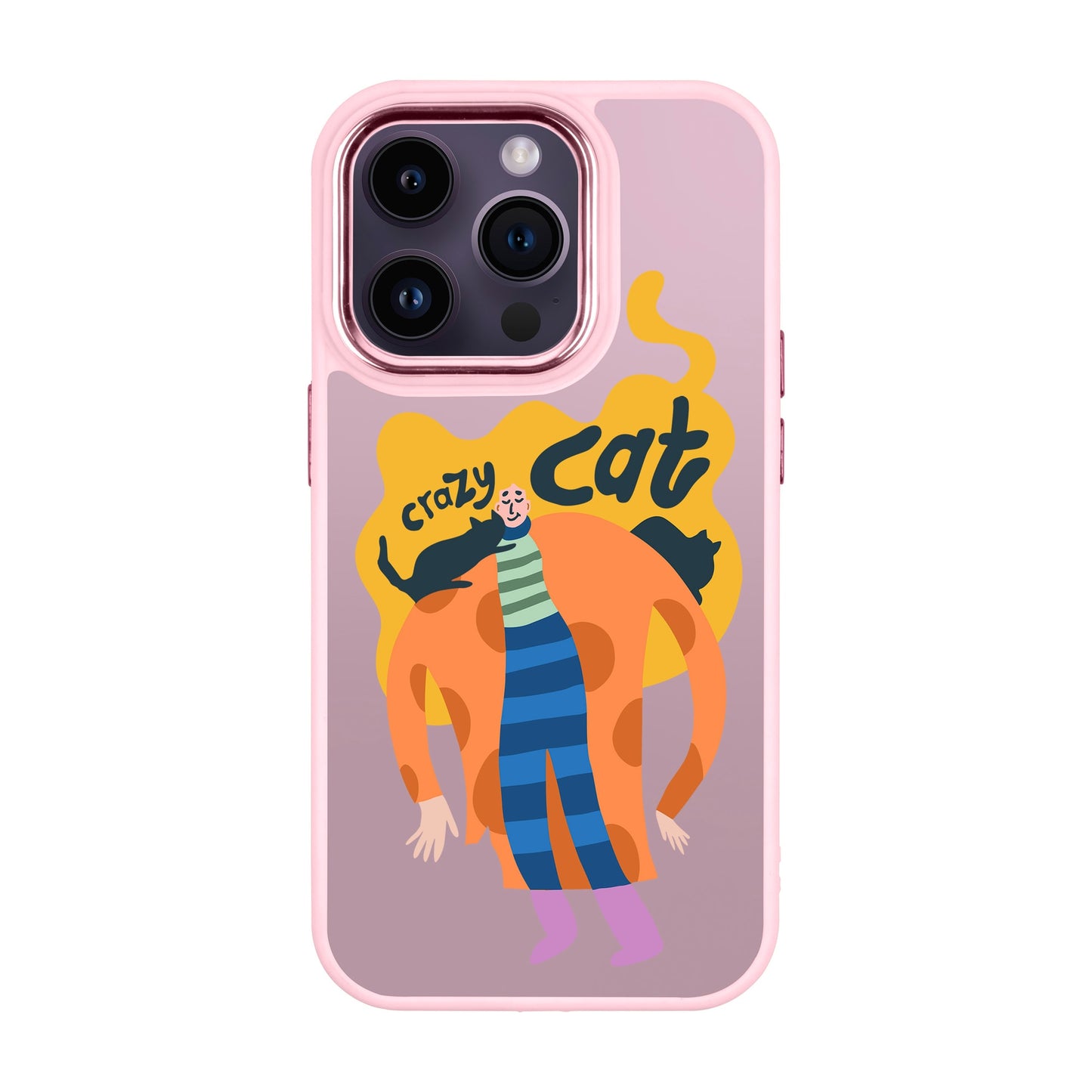 CRAZY CAT-iPhone 14 Pro Proof Kılıf