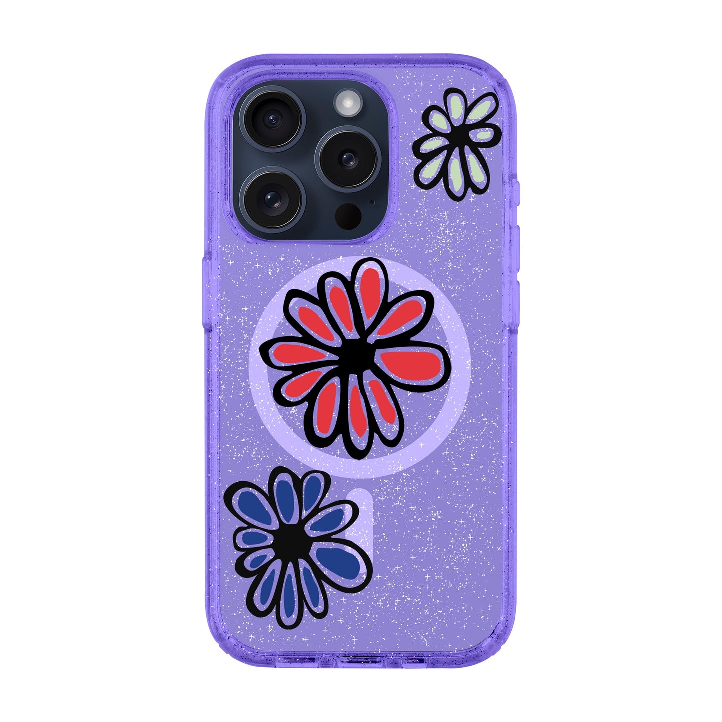 FLORIST-iPhone 15 Pro Shiny Kılıf MagSafe Özellikli