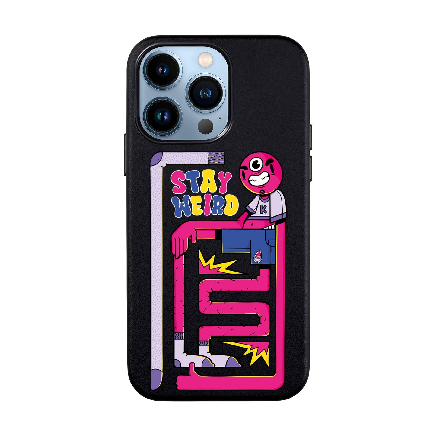 OG TOOTHY-iPhone 13 Pro Max Leather Kılıf