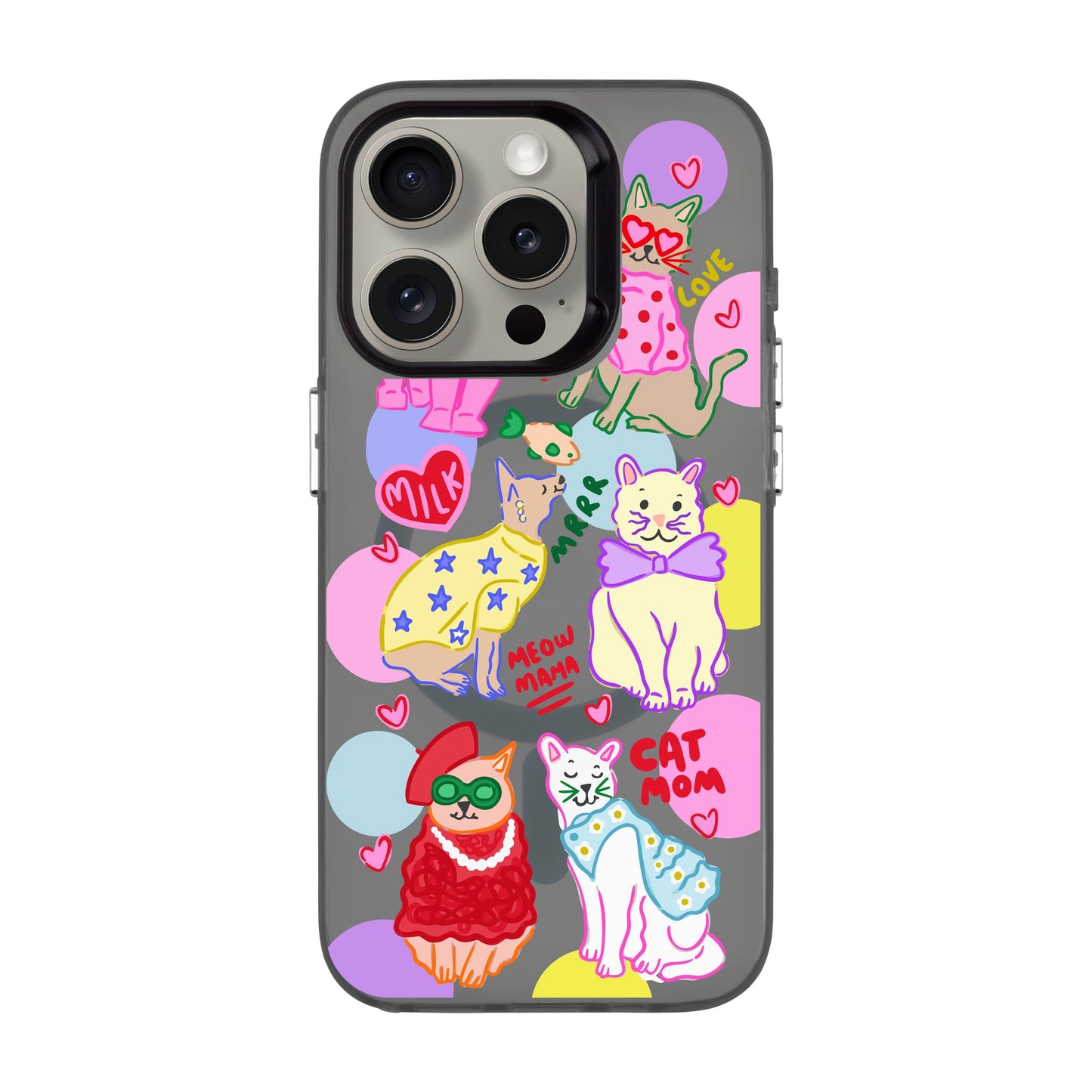 CAT MOM-iPhone 15 Pro Hold Kılıf MagSafe Özellikli