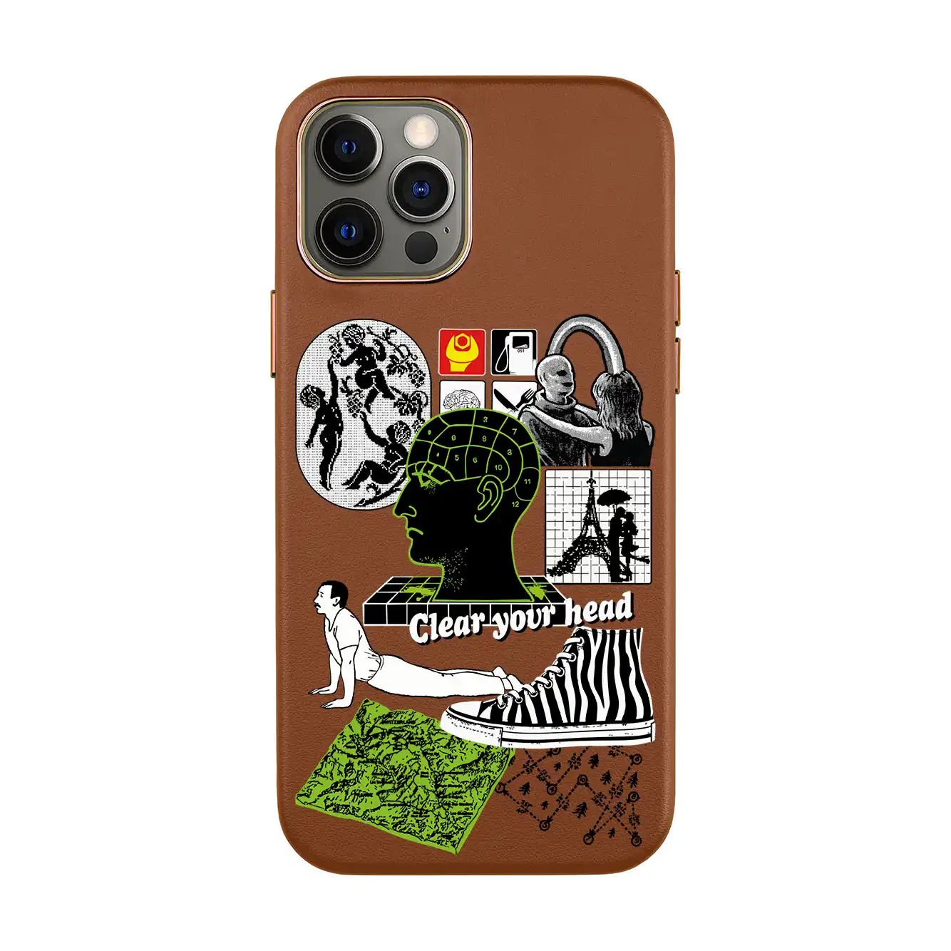 CLEAR YOUR HEAD-iPhone 7 / 8 / SE Leather Kılıf