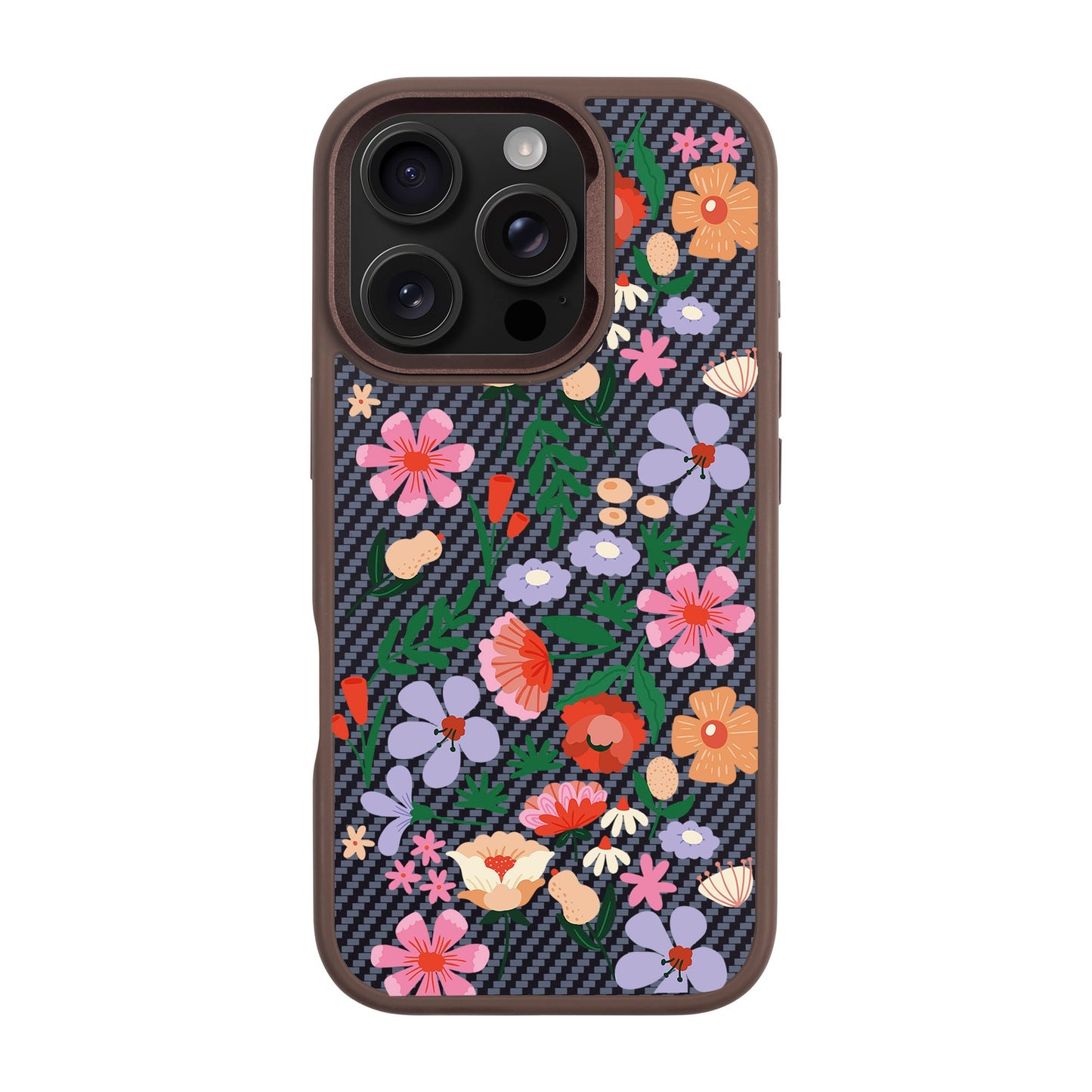 GRACIOUS-iPhone 16 Pro Plaid Kılıf MagSafe Özellikli