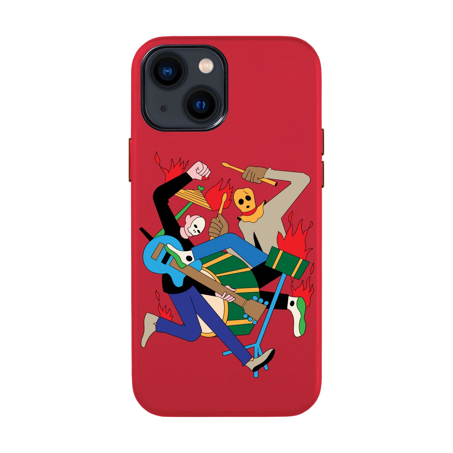 MONSTER MASH-iPhone 14 Leather Kılıf