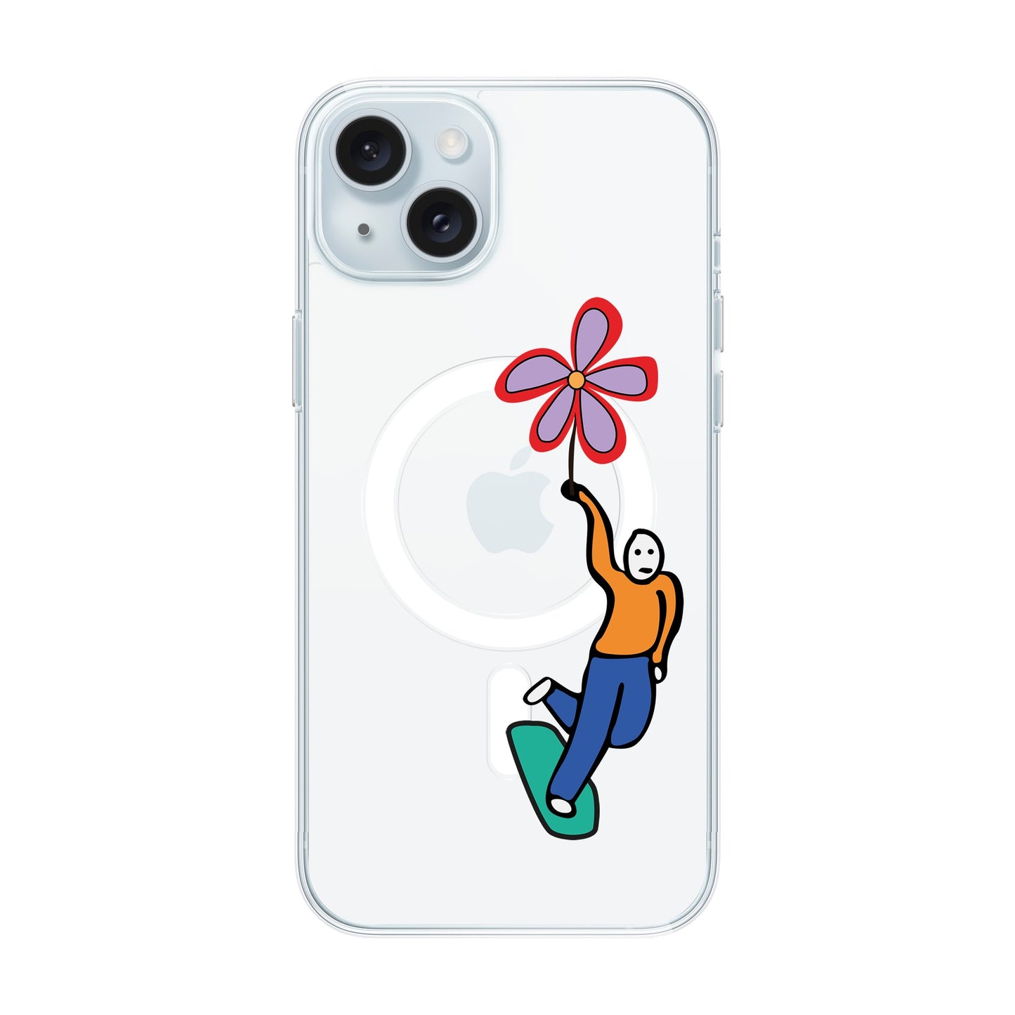SKATEBOARDER-iPhone 15 Plus Solid Kılıf MagSafe Özellikli