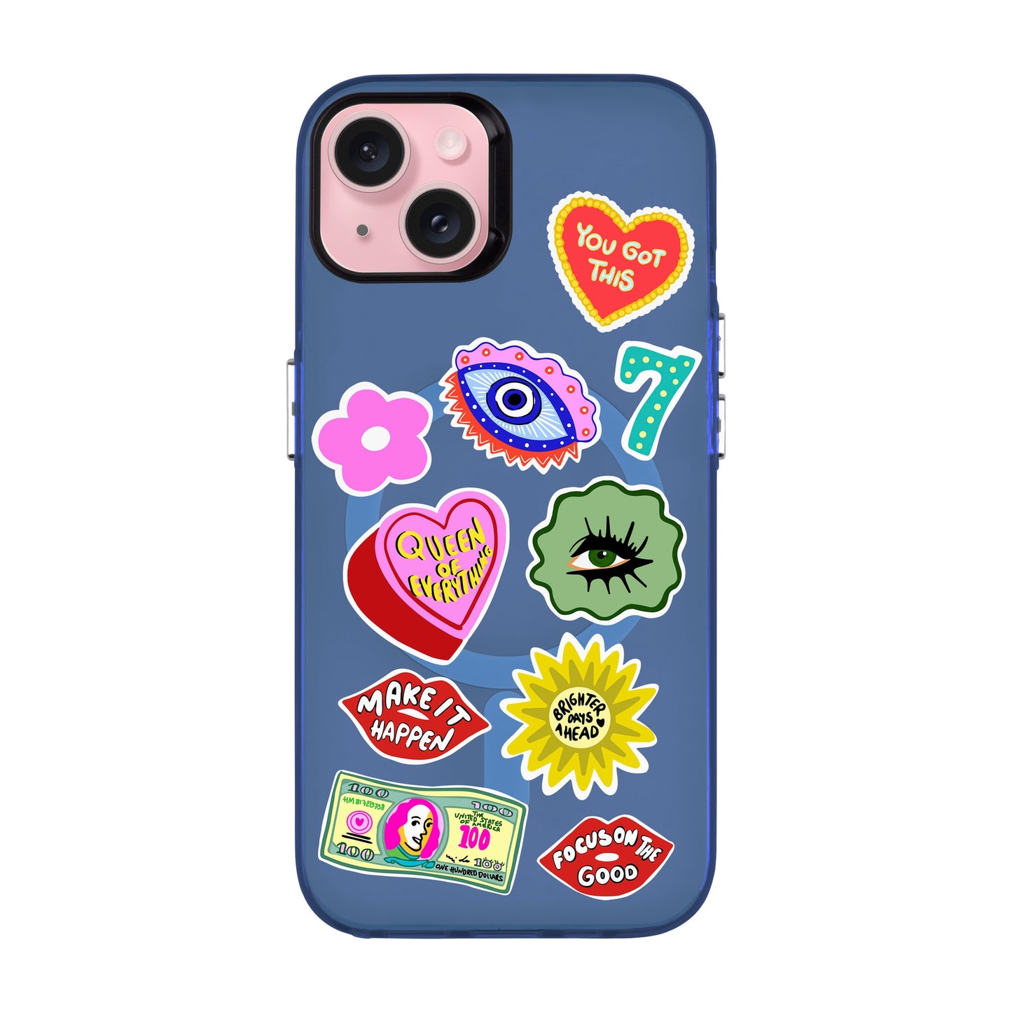HM STICKERS-iPhone 15 Plus Hold Kılıf MagSafe Özellikli