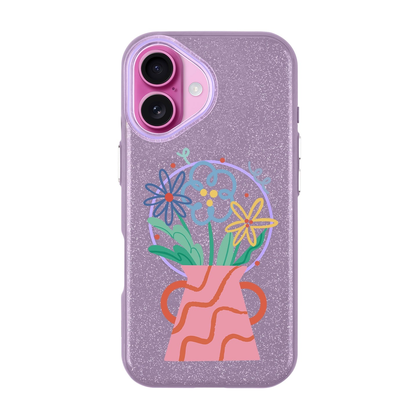 PINK VASE-iPhone 16 Radiant Kılıf MagSafe Özellikli