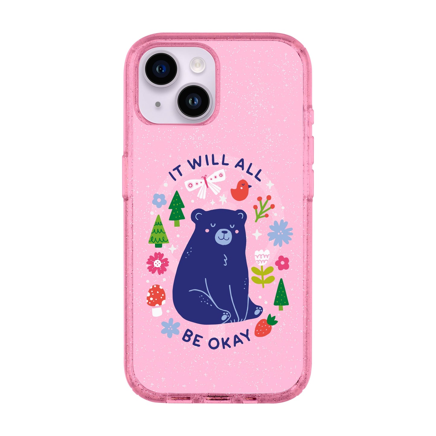 BE OKAY-iPhone 13 Shiny Kılıf MagSafe Özellikli