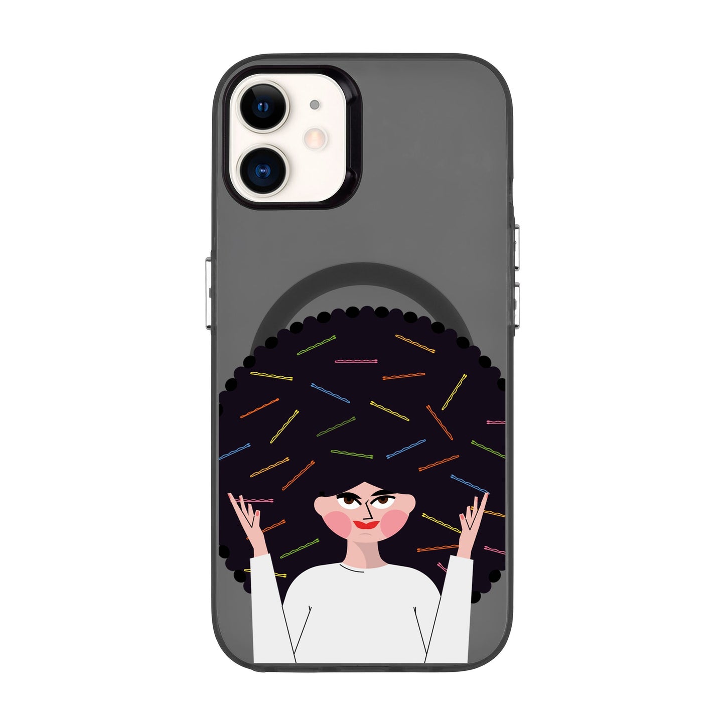 TANGLES OF HAPPINESS-iPhone 12 Hold Kılıf MagSafe Özellikli