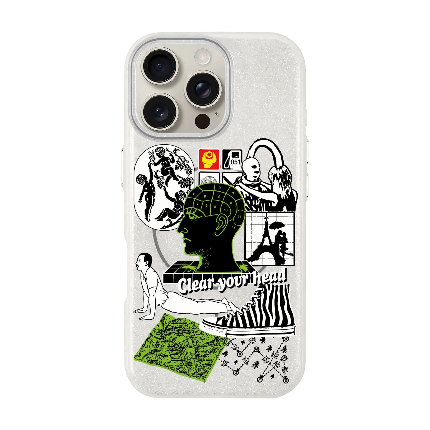 CLEAR YOUR HEAD-iPhone 16 Pro Max Radiant Kılıf MagSafe Özellikli
