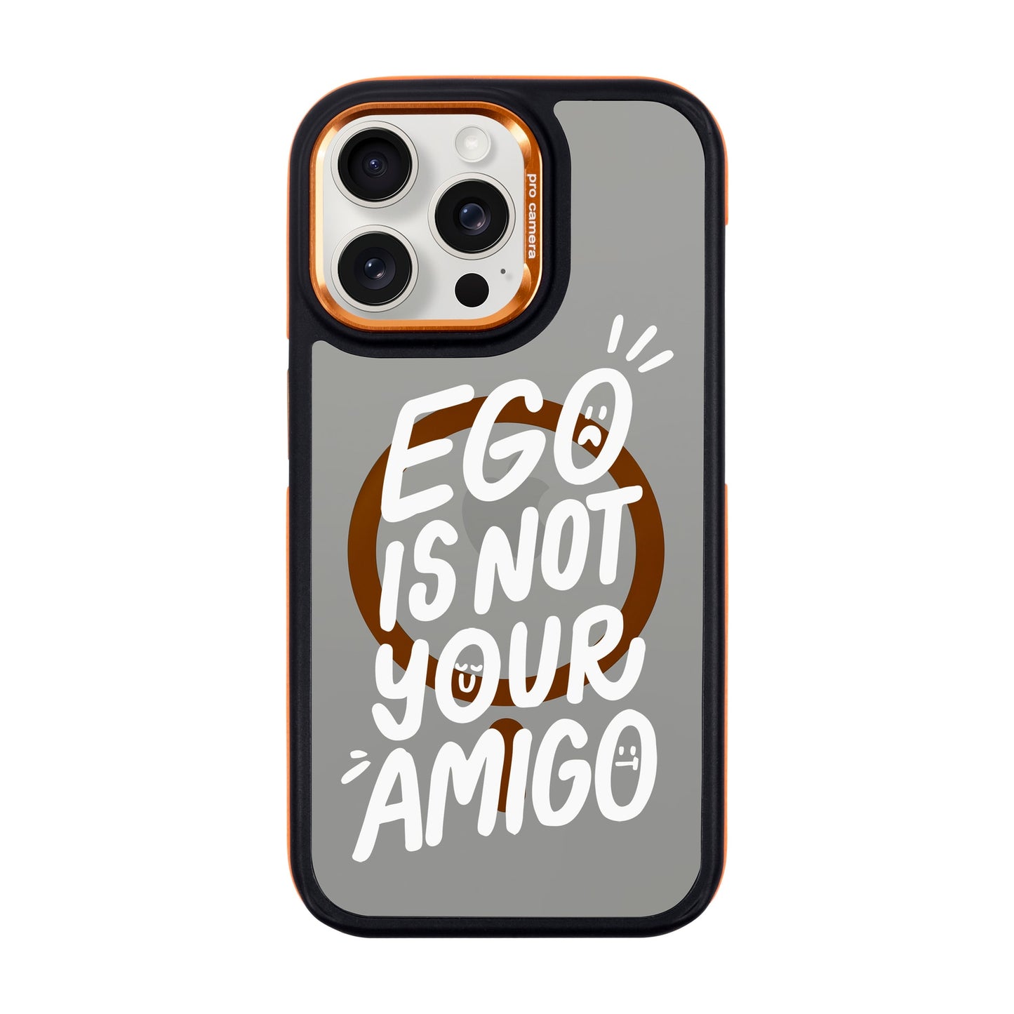 EGO-iPhone 15 Pro Max Dark Kılıf MagSafe Özellikli