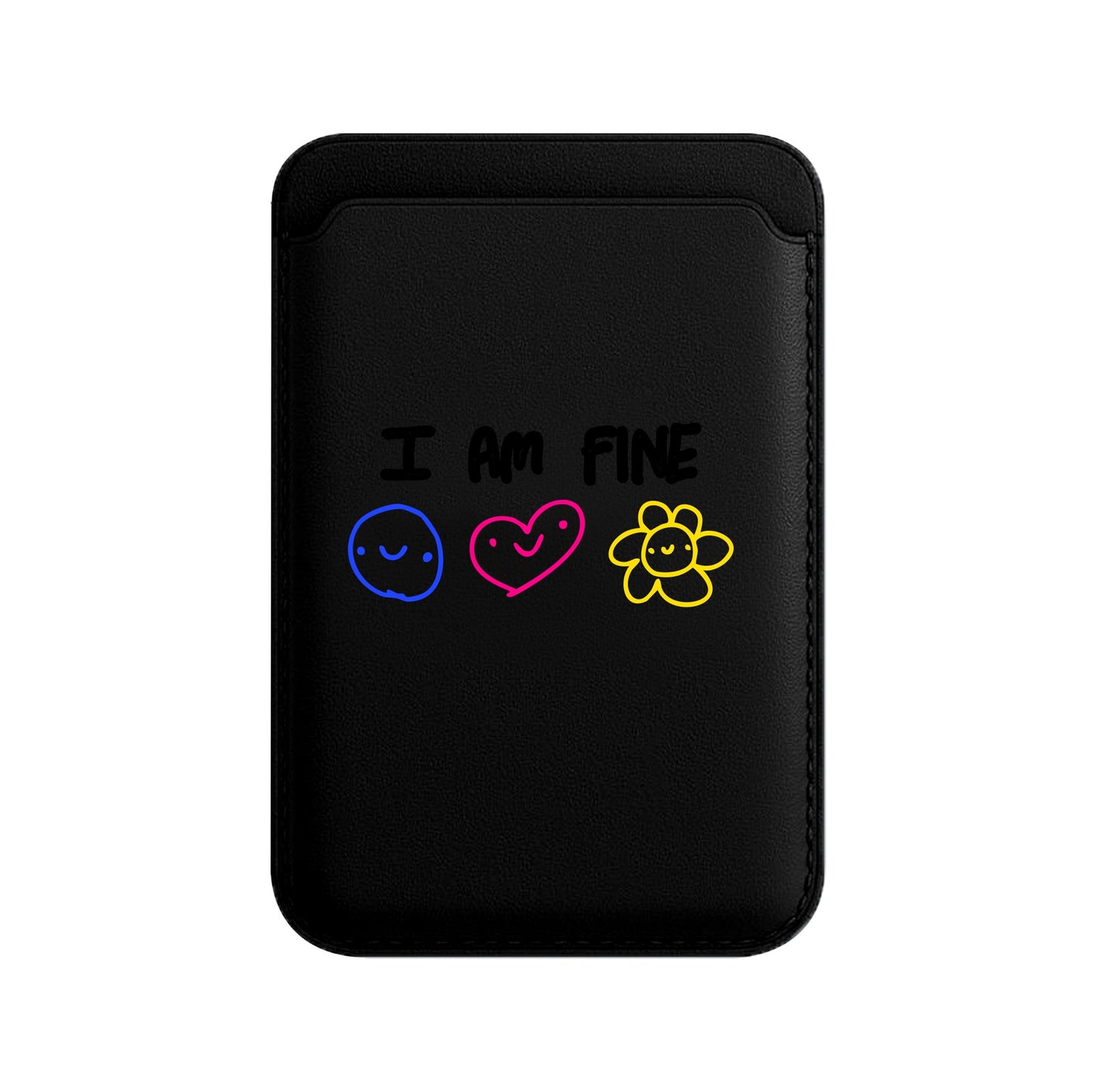 I AM FINE-Leather Kartlık