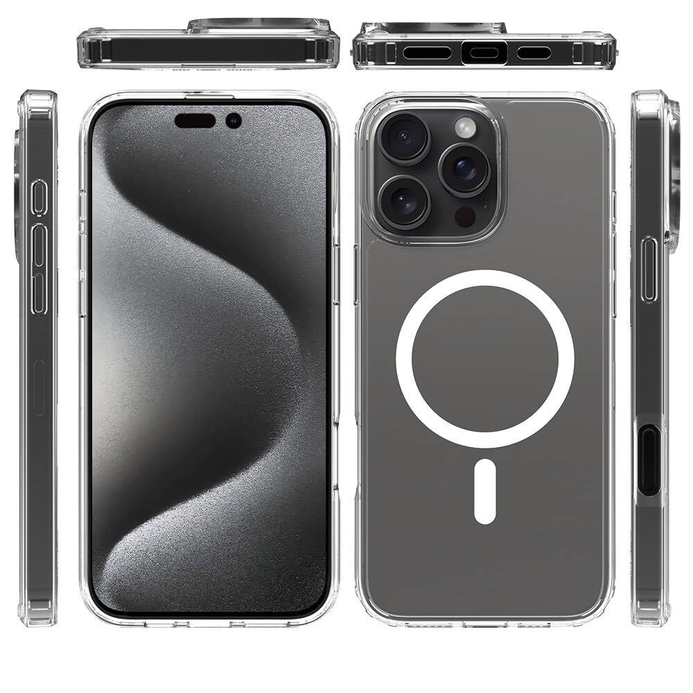 NEW-iPhone 16 Pro Max Solid Kılıf MagSafe Özellikli