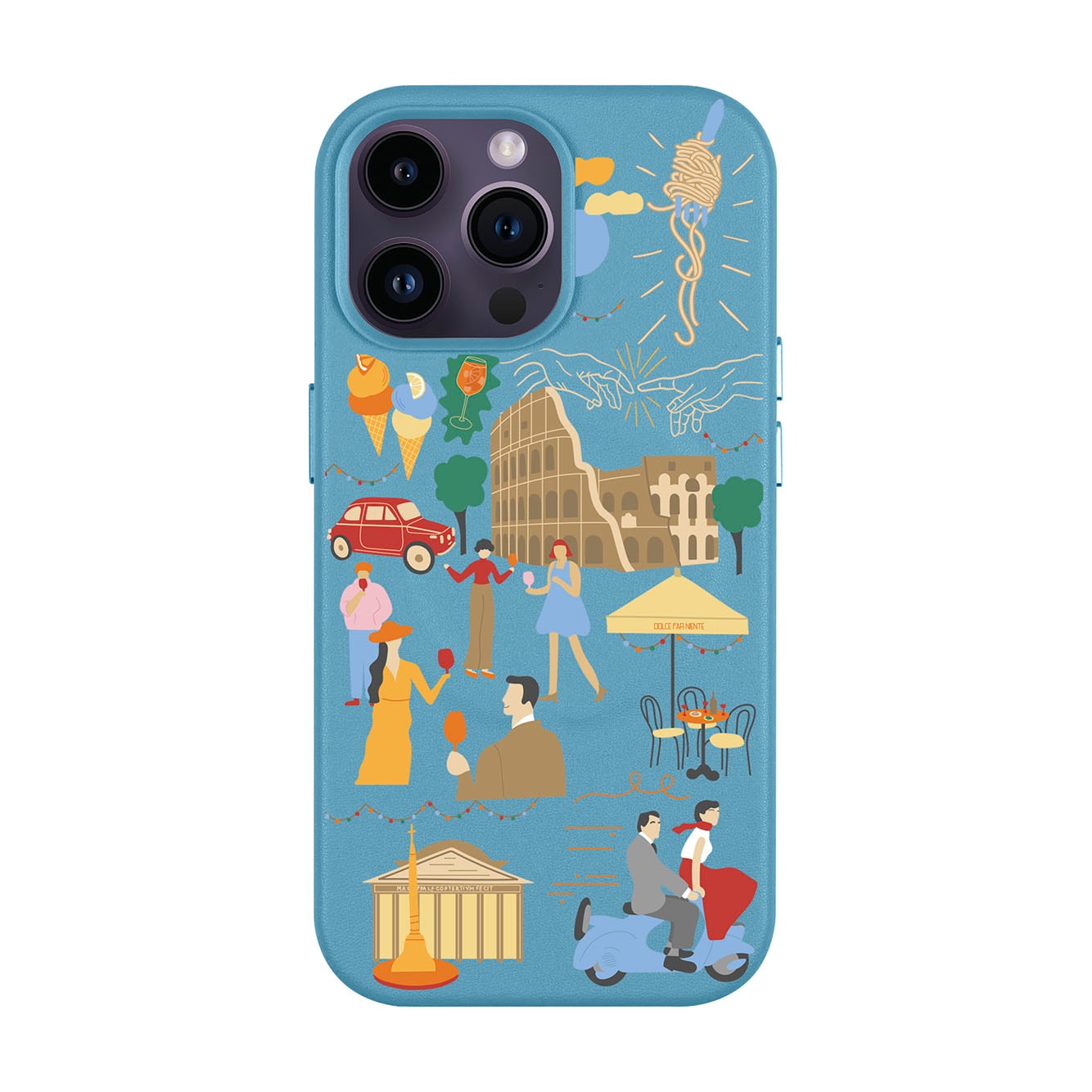 ROMA-iPhone 14 Pro Max Leather Kılıf MagSafe Özellikli