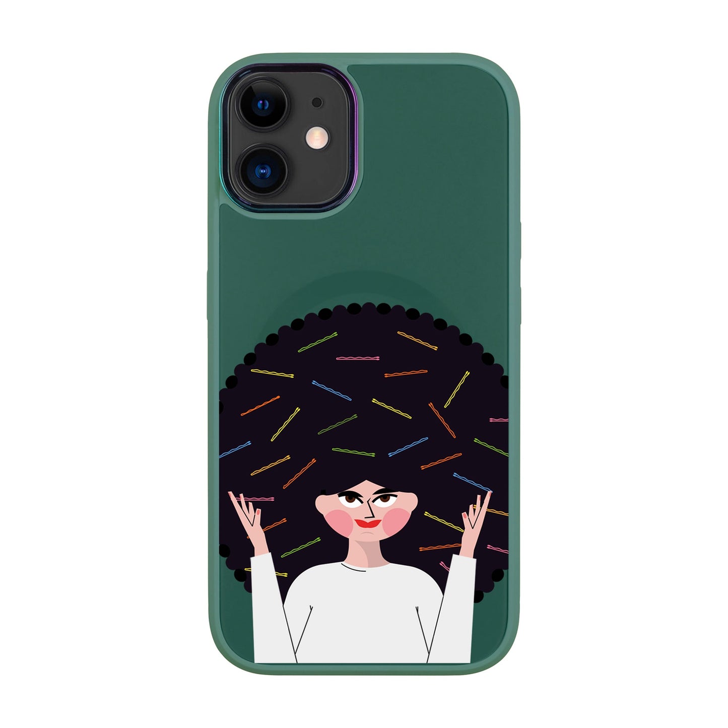 TANGLES OF HAPPINESS-iPhone 12 Vigor Kılıf MagSafe Özellikli