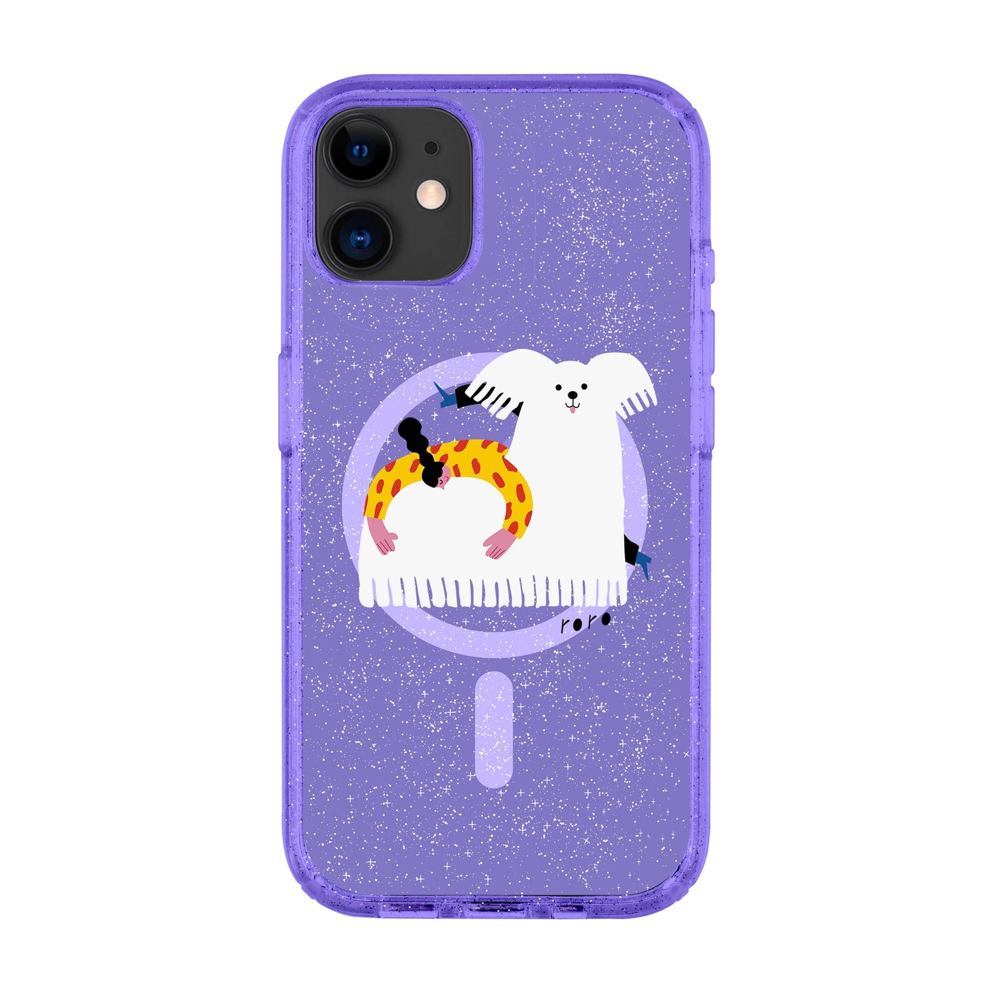 FANCY DOG-iPhone 11 Shiny Kılıf MagSafe Özellikli