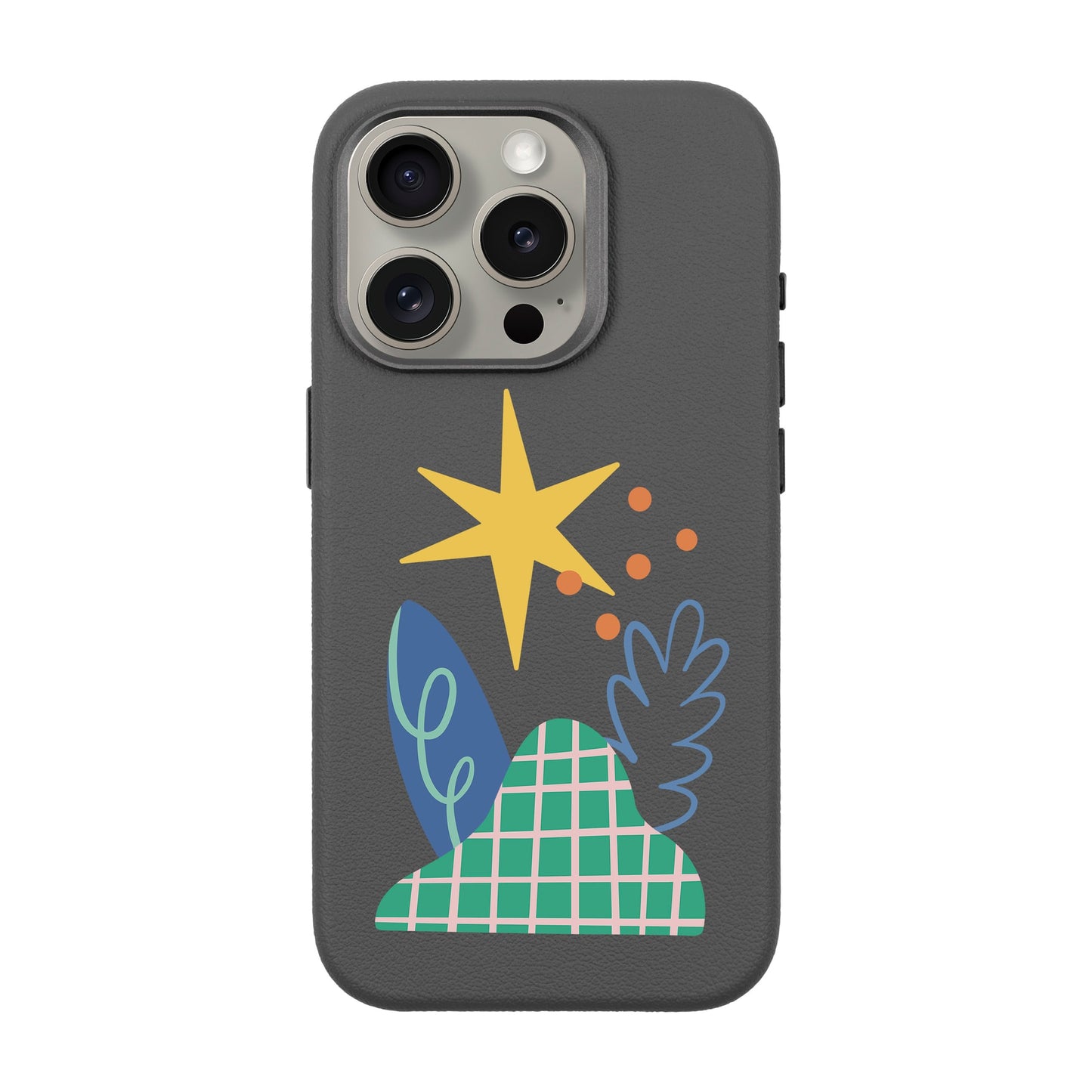 LITTLE NATURE-iPhone 15 Pro Leather Premium Kılıf MagSafe Özellikli