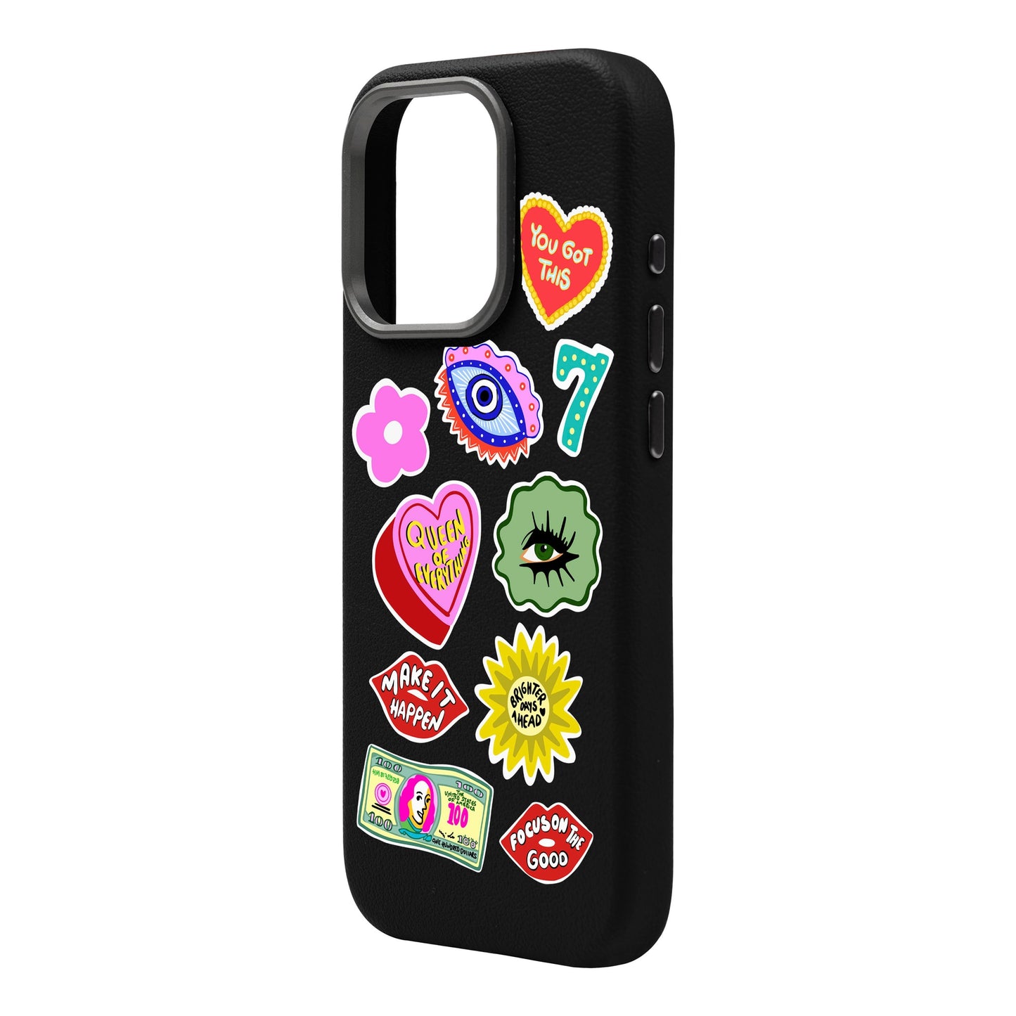 HM STICKERS-iPhone 16 Leather Premium Kılıf MagSafe Özellikli